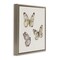 Stupell Industries Delicate Butterflies on Beige Floating Frame, design by Patricia Pinto